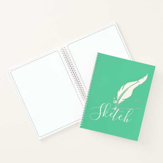 Carnet de stylo plume personnalisé (Intérieur)