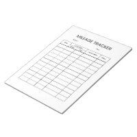Carnet de suivi de kilométrage minimaliste