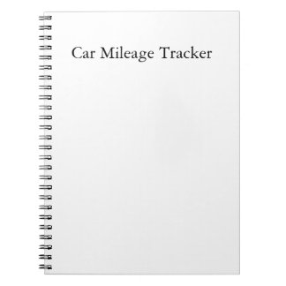 Carnet de suivi du kilométrage de voiture