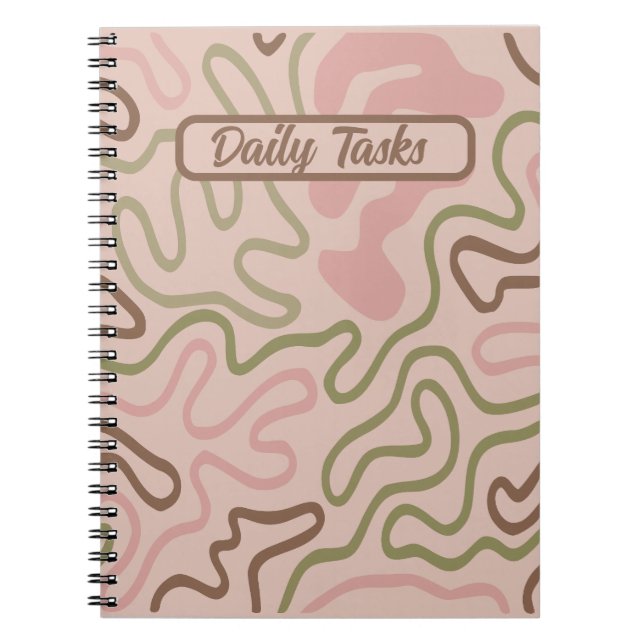 Carnet de tâches quotidiennes (Devant)