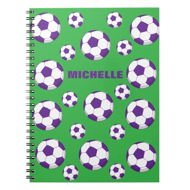 Carnet de terrain de football personnalisé (Devant)