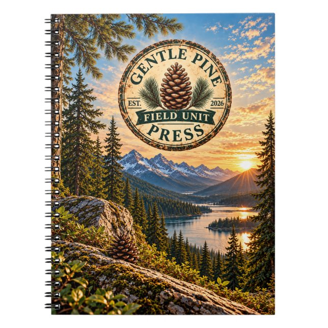 Carnet de terrain de Gentle Pine Press pour les zo (Devant)