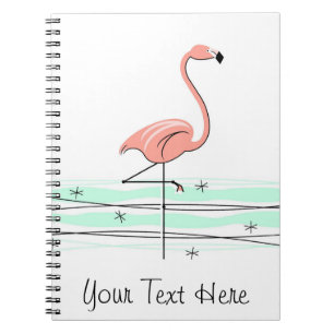 carnet de texte Flamant rose