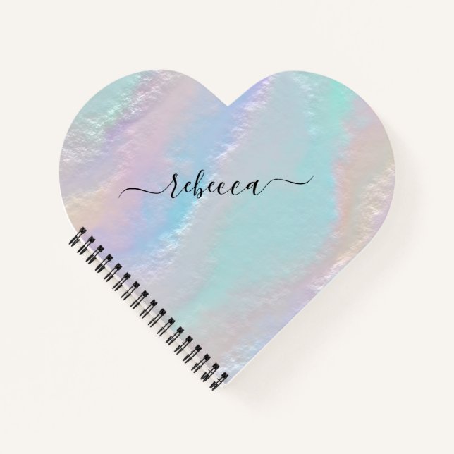 Carnet de texture arc-en-ciel Abstrait (Devant)