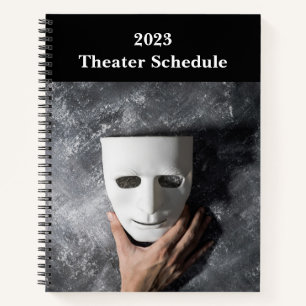 Carnet de théâtre ou de club de théâtre sur mesure