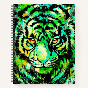Carnet de tigre vert - Oeuvre de tigre - Faune