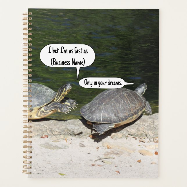 Carnet de tortues personnalisables (Devant)