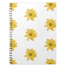 Carnet de tournesol spiral