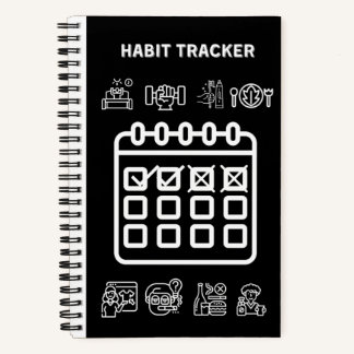 CARNET DE TRACKER HABIT NOIR