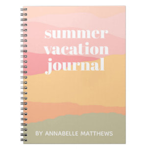 Carnet de vacances Abstrait Watercolor