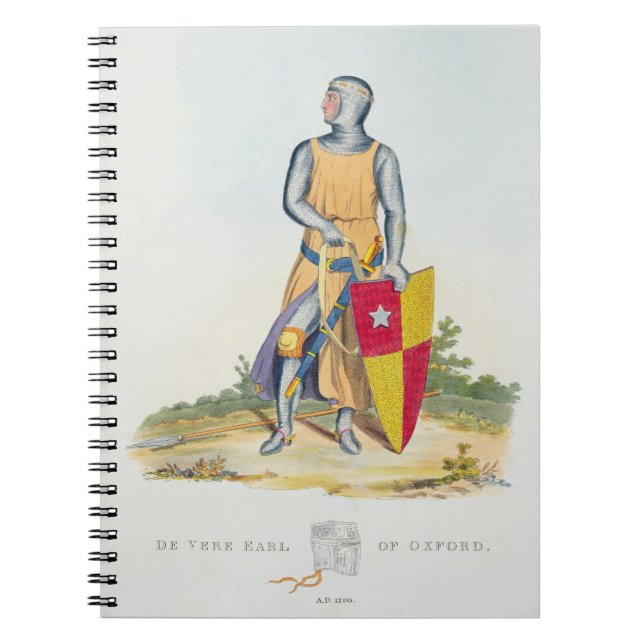 Carnet De Vere, comte d'Oxford, 1280, 'd'Armou antique (Devant)