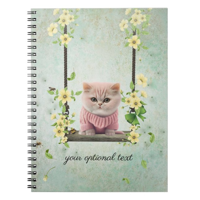 Carnet de vigne rose kitten oscillant (Devant)