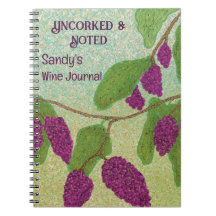 Carnet de vin personnalisé Uncorked & Noted