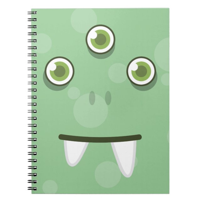 Carnet de visage de Monster Vert (Devant)