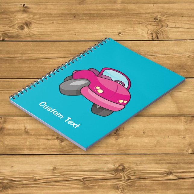 Carnet de voiture Cartoon rose (Créateur téléchargé)
