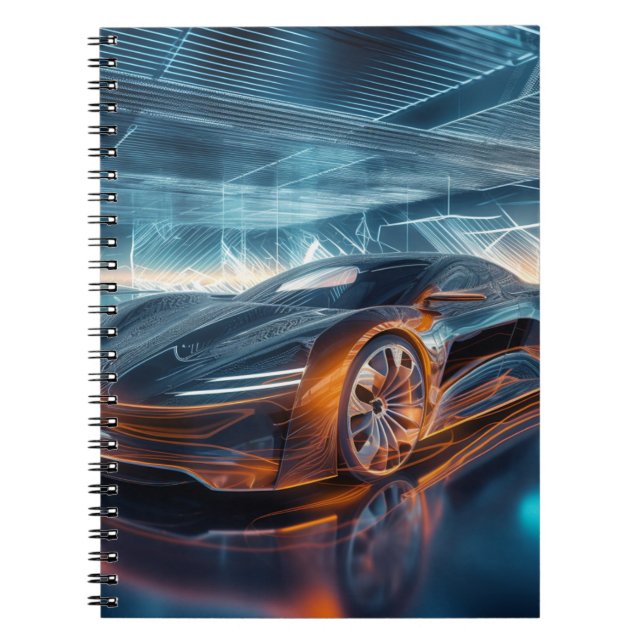 carnet de voiture cool pour garçon d'école (Devant)
