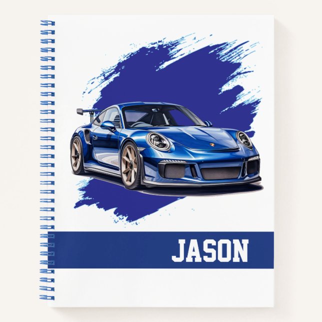 Carnet de voiture de sport (Devant)