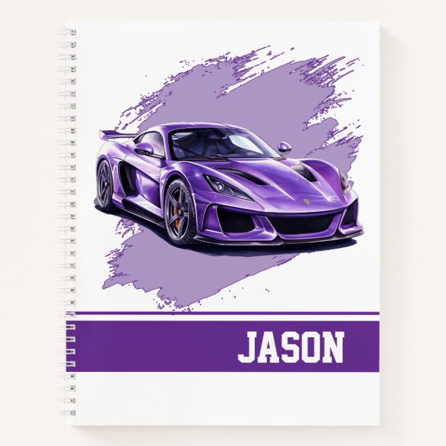 Carnet de voiture de sport (Devant)