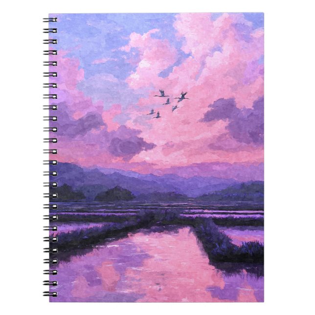 Carnet de vol Violet Sunset (Devant)