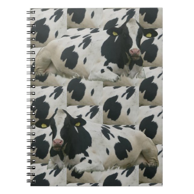 Carnet de voyage de vache néerlandaise à motif de  (Devant)