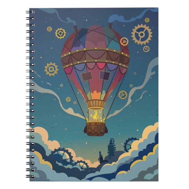 Carnet de voyage en montgolfière (Devant)