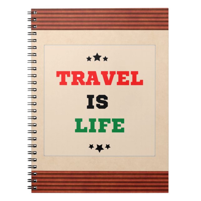 Carnet de voyage est la vie (Devant)