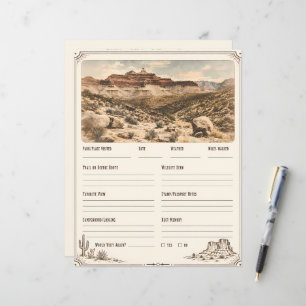 Carnet de voyage pour les parcs nationaux de l'Oue