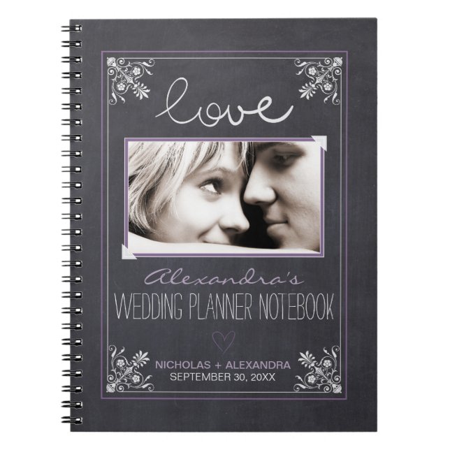 Carnet de wedding planner de jeune mariée de (Devant)