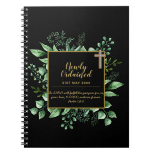 Carnet DEACON Récemment Ordonné Verse Cadeau Commémoratif