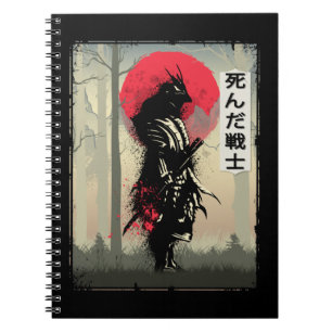 Carnet Dead Japanese Samurai Warrior Japan Swordsman