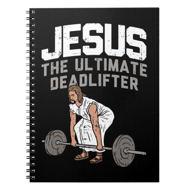 Carnet Deadlift Jesus I Christian Weighlifting Travail dr (Devant)