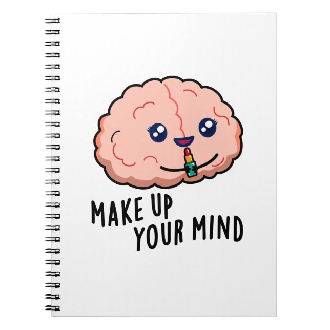 Carnet Décidez-vous Cerveau Drôle Pun  (Devant)