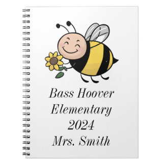 Carnet d'école d'abeilles personnalisé - Enseignan