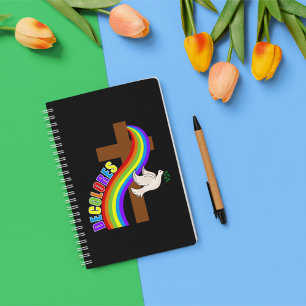 Carnet DeColores Cursillo Arc-en-ciel avec Croix et Paix 
