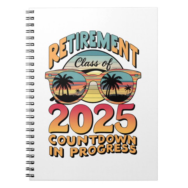 Carnet Décompte de la promotion de retraite 2025 en cours (Devant)