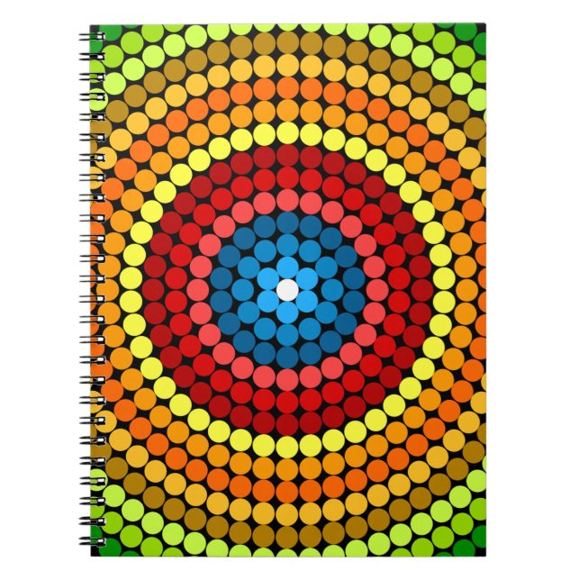 Carnet Décor Abstrait Mandala Art Design-65904 (Devant)