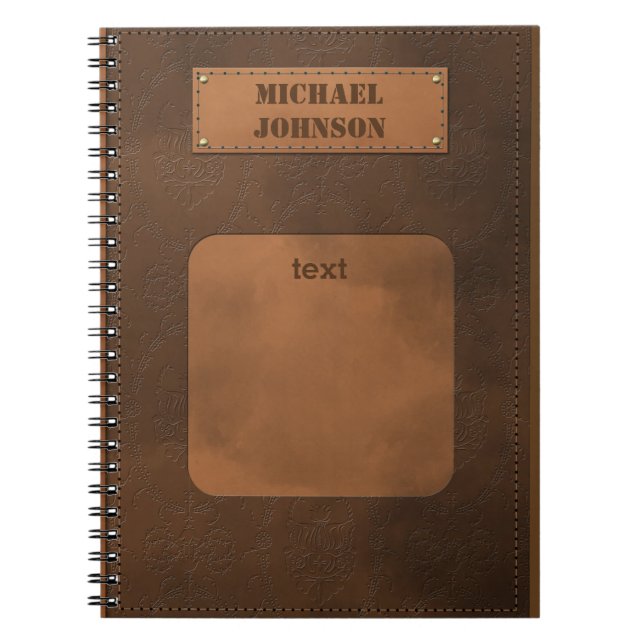 Carnet Décor de Leather (Devant)