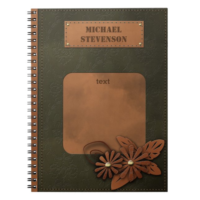 Carnet Décor de Leather (Devant)
