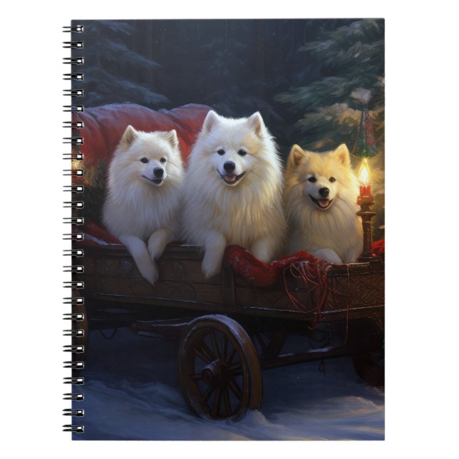 Carnet Décor de Noël Eskimo Snowy Sleigh (Devant)