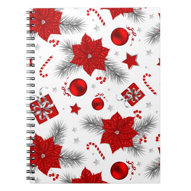 Carnet Décor de Noël motif (Devant)