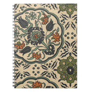 Carnet Décor Floral Perse Carrelage