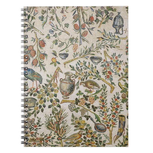 Carnet Décoration de plafond avec des fleurs et des (Devant)