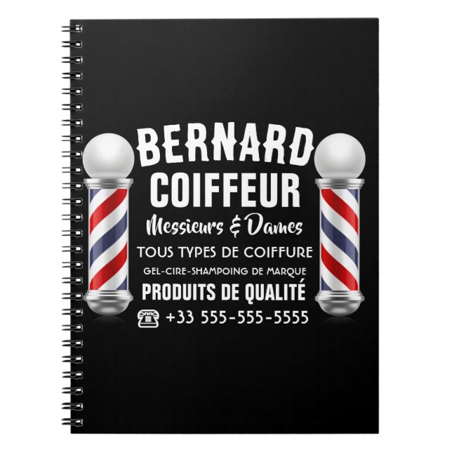 Carnet Décoration de salon de coiffure (Devant)