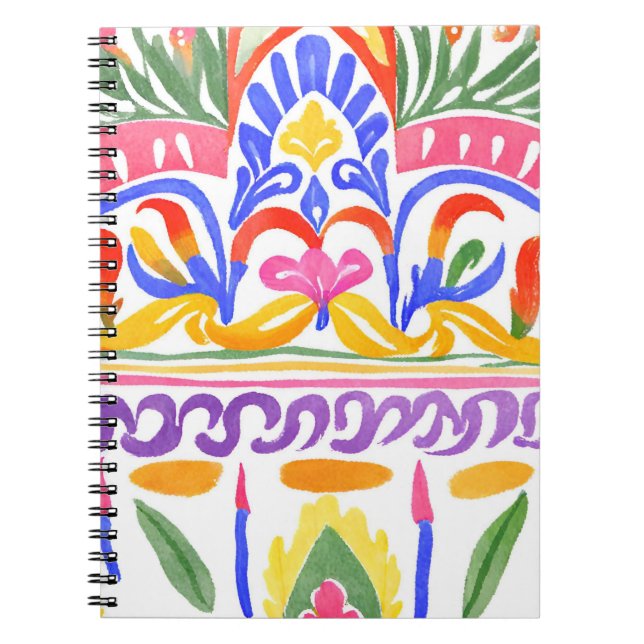 Carnet décoration traditionnelle roumaine (Devant)