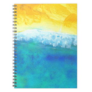 Carnet Découpage des vagues Abstraites