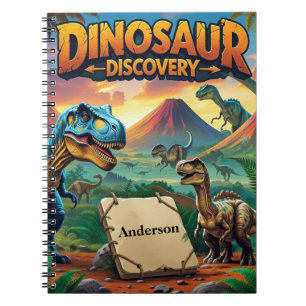 Carnet Découverte de dinosaures – Préhistoire personnalis