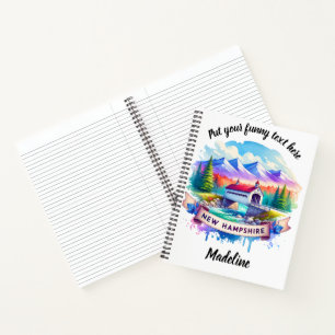 Carnet Découvrez le pont couvert du New Hampshire