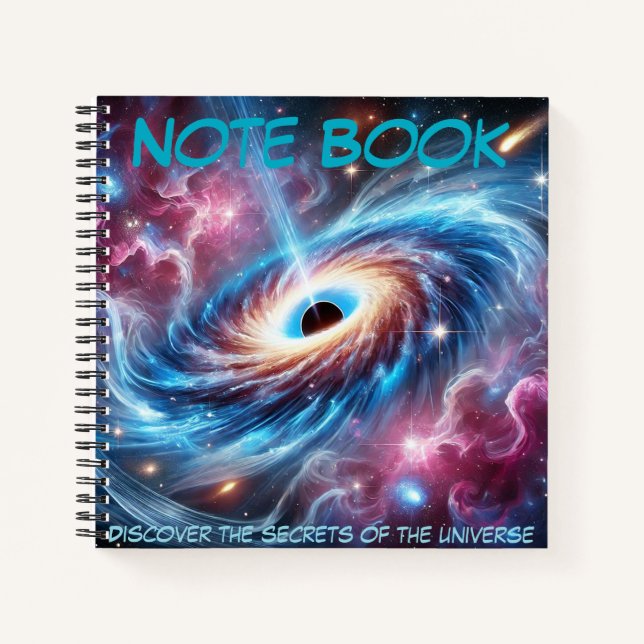 Carnet Découvrez les secrets de l'univers (Devant)