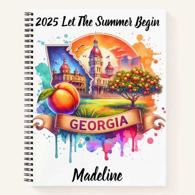 Carnet Découvrez les vergers pittoresques de Géorgie (Devant)