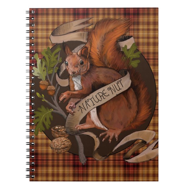 Carnet d'écureuil de la nature (Devant)